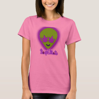 Púrpura BlaZe tipo camisa alienígena de cabeza