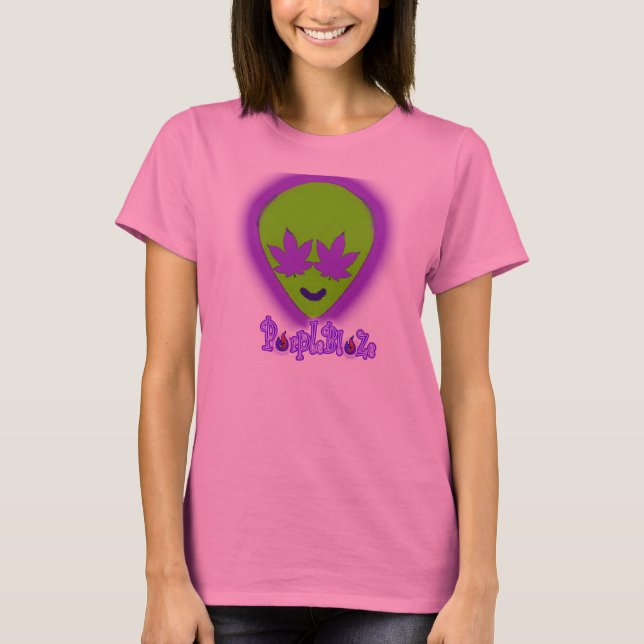 Púrpura BlaZe tipo camisa alienígena de cabeza (Anverso)