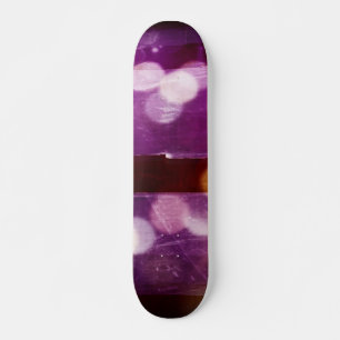 Púrpura Bokeh Abstract Skate Board