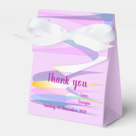 Púrpura Caja De Favor Rosa