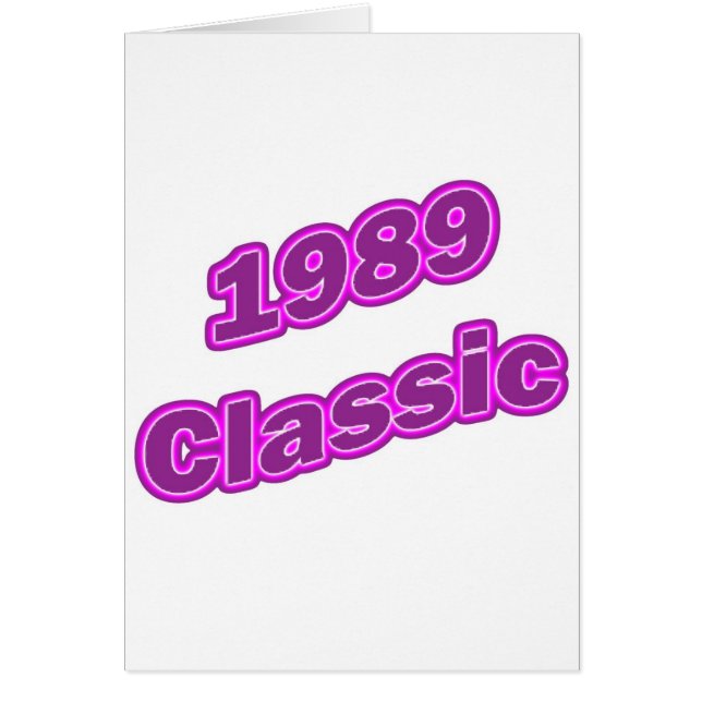 Púrpura clásica 1989 (Frente)