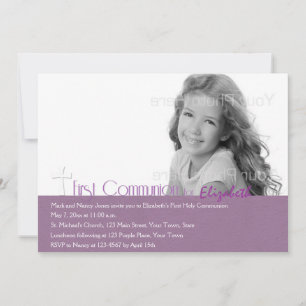 Púrpura, cruz, primera invitación a la fotografía 