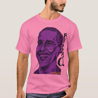 Púrpura de la camiseta de Barack, JackTea '09