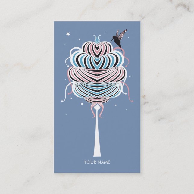 PÚRPURA DE LA TARJETA DE VISITA DEL ÁRBOL DEL (Anverso)