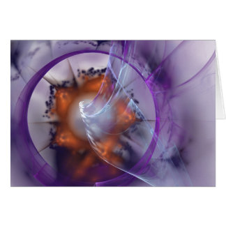 Púrpura de la tarjeta del fractal