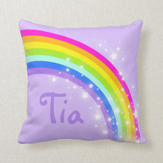 púrpura del arco iris - almohada del cortocircuito