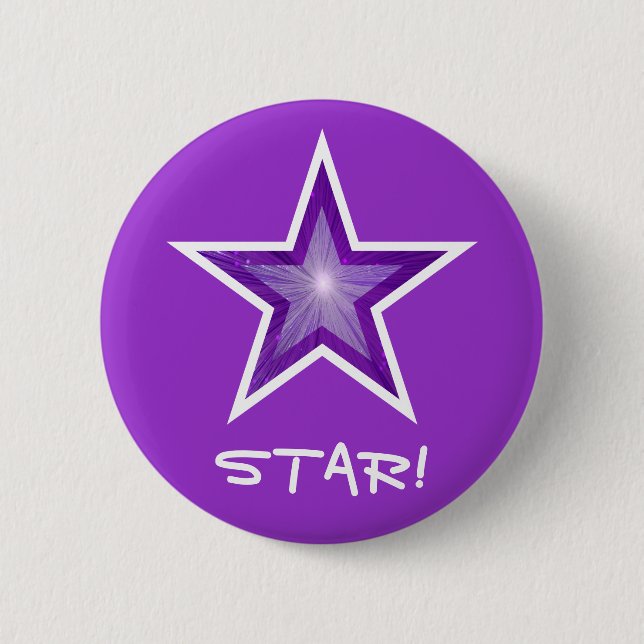Púrpura estrella del botón 'STAR!' (Anverso)
