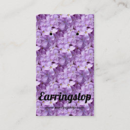 Púrpura Flores Lilacs Trazando Tarjetas