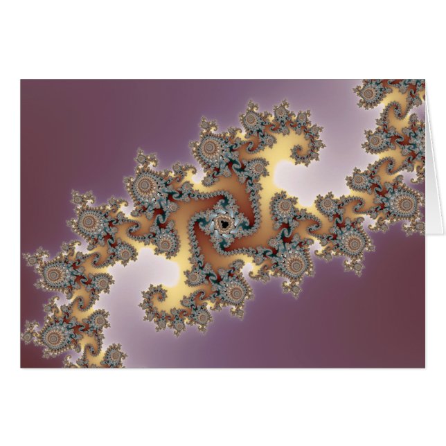 Púrpura - fractal (Anverso (Horizontal))