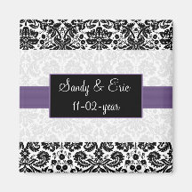 púrpura Guardar el imán de fecha