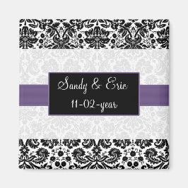 púrpura Guardar el imán de fecha