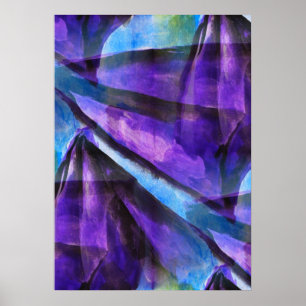 púrpura inconsútil del cubismo, arte abstracto