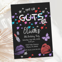 Púrpura Música Pop Tween Invitación al cumpleaños