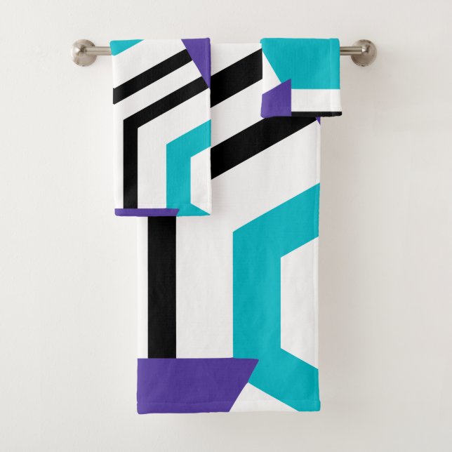 Púrpura negra azul hexagonal (In situ)