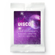 Púrpura Neón Rosa Última Disco Bachelorette