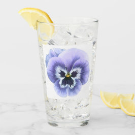 Púrpura Pansy Floral Arte Botánico