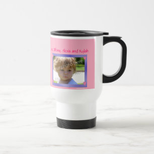 Púrpura personalizada de la taza con el capítulo