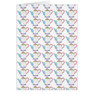 Púrpura Púrpura Pastel Polka Punto Tea Fiestas Tea