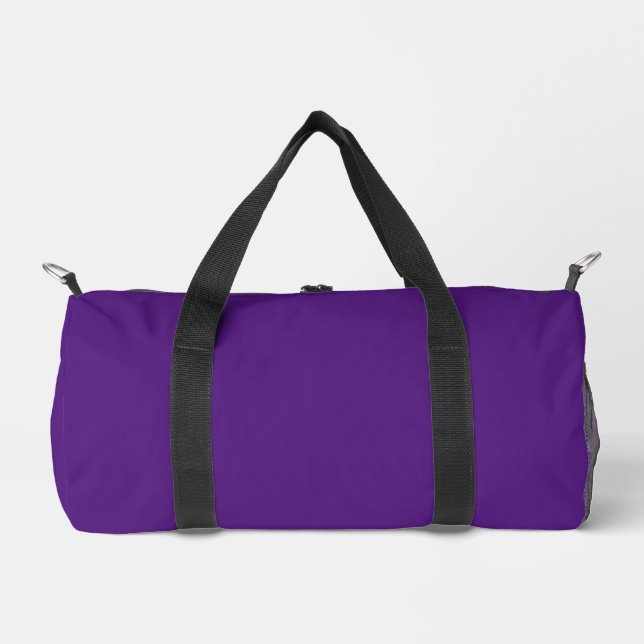 Púrpura real simple Bolsa Duffel pequeña (Anverso)