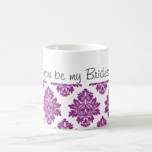 Púrpura usted será mi taza de café de la dama de