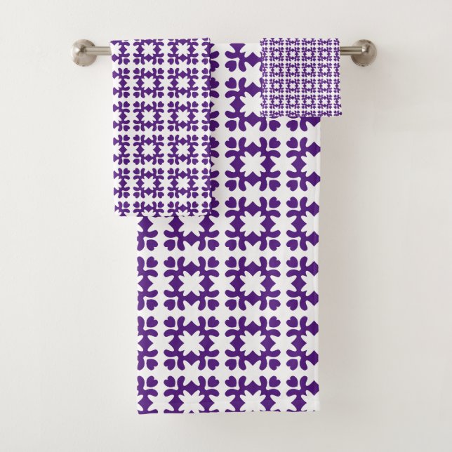 Púrpura y blanco (In situ)