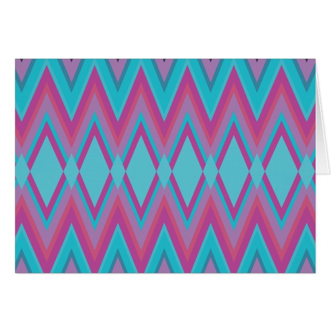 Púrpura y tribal de Aqua (Anverso (Horizontal))