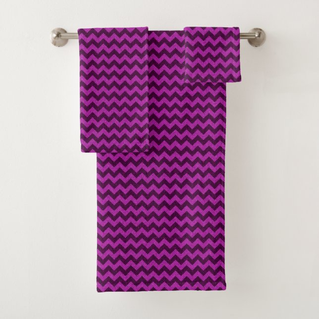 Purpurado Zig Zag Brillante (In situ)