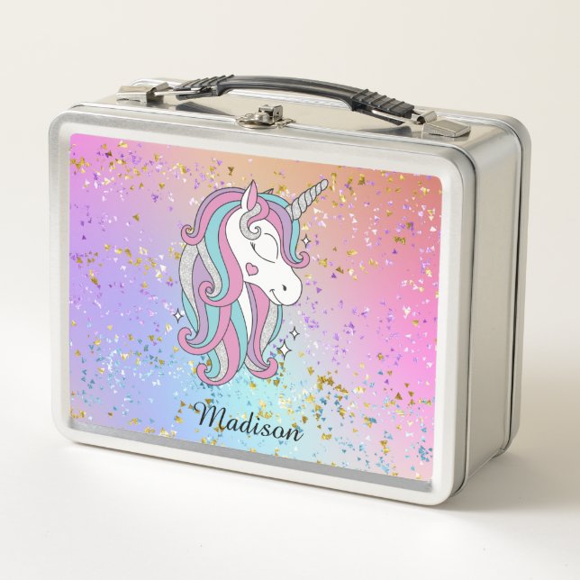 Purpurina arcoiris Unicorn Sparkle personalizado  (Anverso)