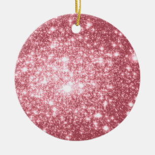 Purpurina Astral Elegante Ornamentos de Navidad Ro