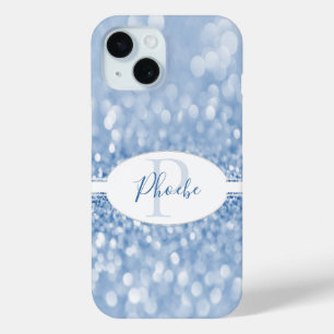 Purpurina azul personaliza a Samsung Galaxy Funda