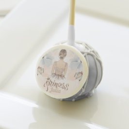 Purpurina beige de cumpleaños de la princesa de lu