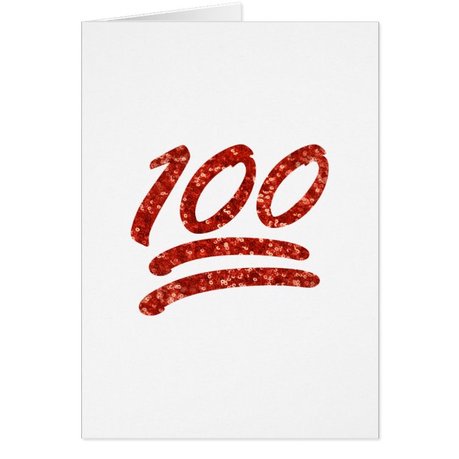 purpurina ciento emoji (Frente)