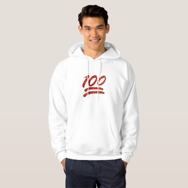 purpurina ciento emoji menaje sudadera (Anverso completo)
