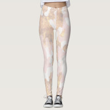 Purpurina de camuflaje rosa Leggings