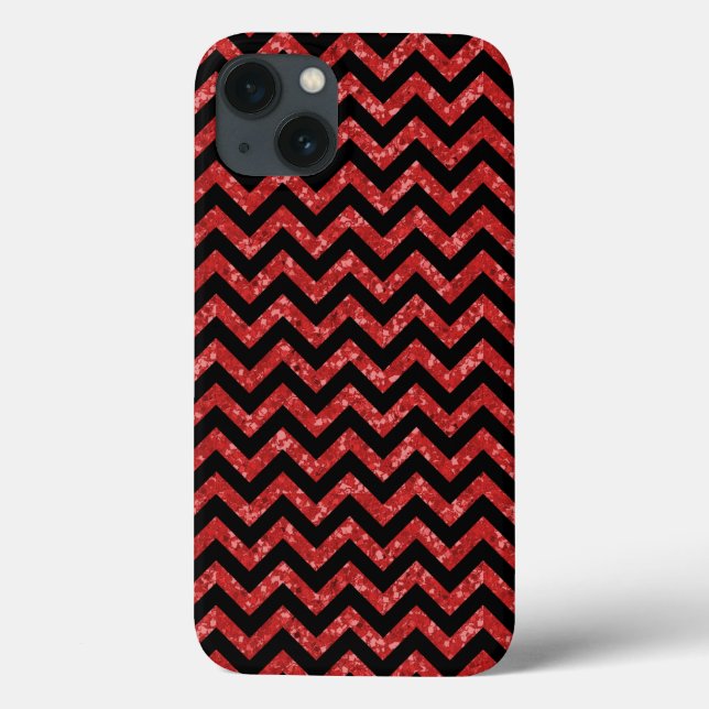 Purpurina de Chevron Look Funda de BT para iPad (Reverso)