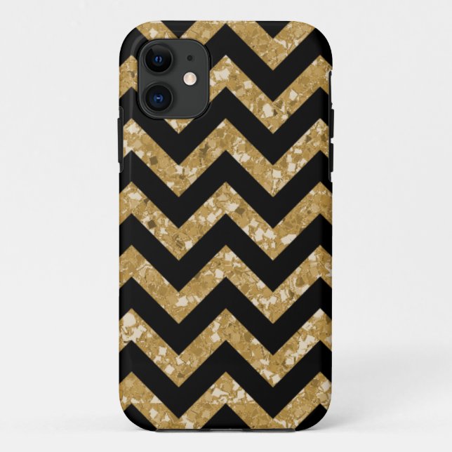 Purpurina de Chevron Look Funda para iPhone 5 BT (Reverso)