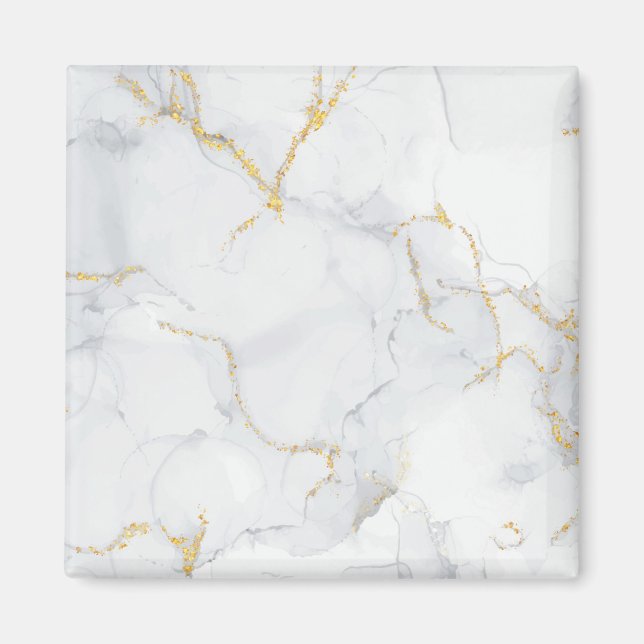 Purpurina de color de agua pastel imán de textura (Frente)