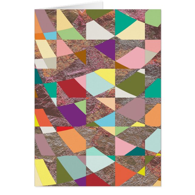 Purpurina de colores abstractos (Frente)