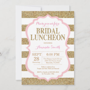 Purpurina de la invitación para el almuerzo de nov