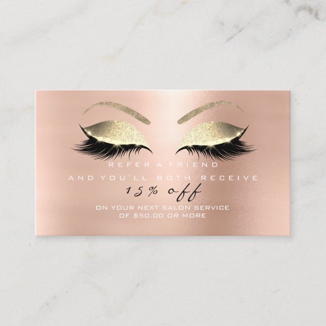 Purpurina de la tarjeta de referencia del salón Ro (Anverso)