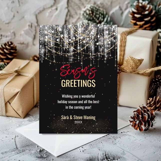 purpurina de moda enciende Navidades año nuevo neg (Subido por el creador)