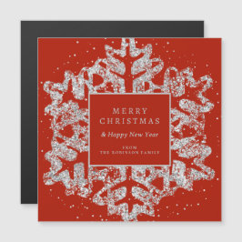 Purpurina de Navidades Silver Snowflake Corporate 