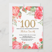 Purpurina de oro de la invitación de cumpleaños 10