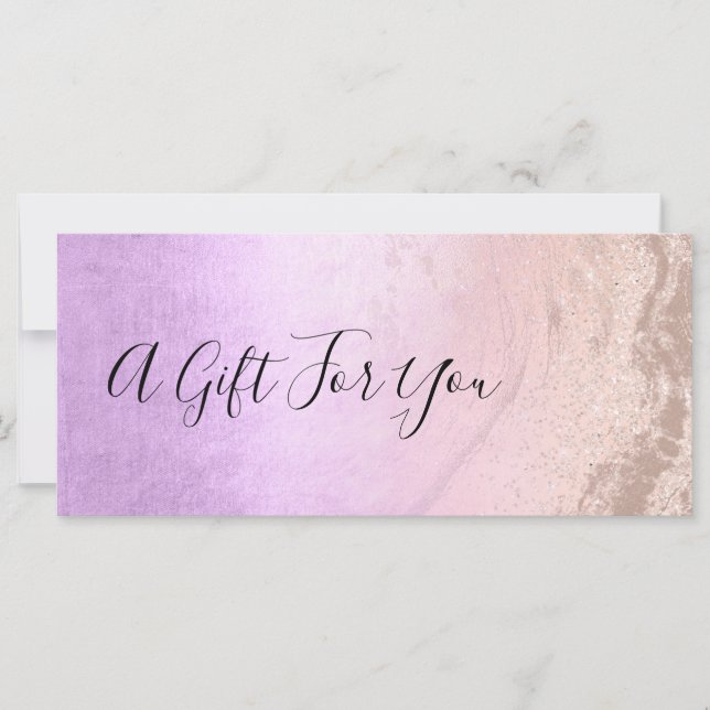 Purpurina de oro de rosa de cobre y artista de maq (Anverso)