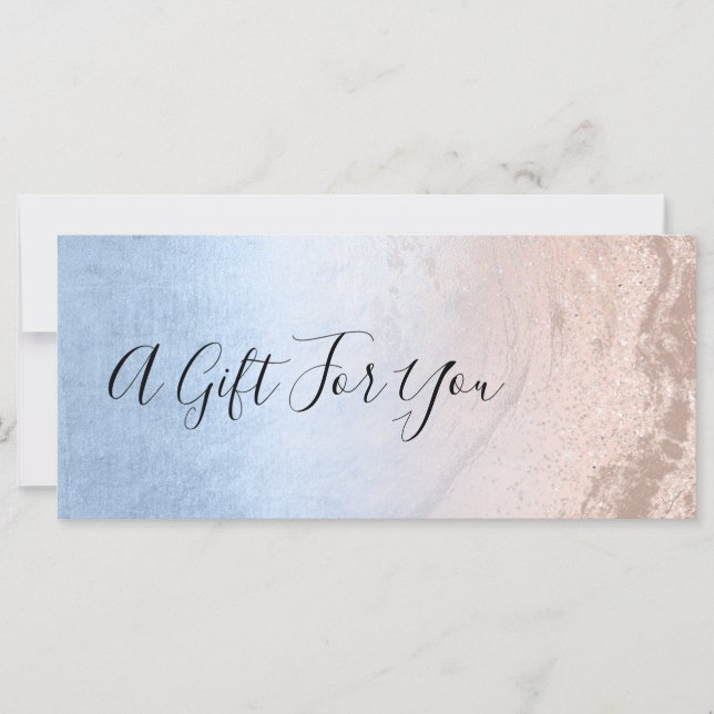 Purpurina de oro de rosa de cobre y artista de maq (Anverso)