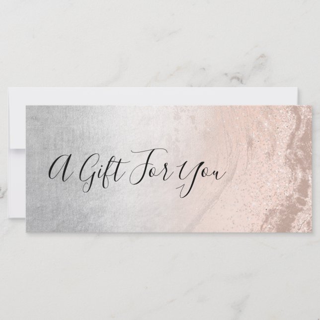 Purpurina de oro de rosa de cobre y artista de maq (Anverso)