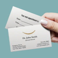 Purpurina de Oro Dentista Sonríe Cita Dental