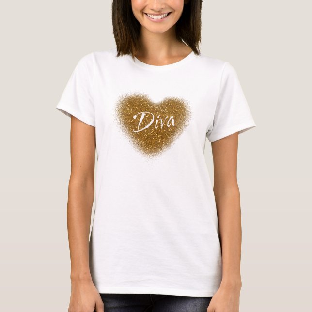 Purpurina de oro DIVA Glamour Glamour Tank Top Shi (Anverso)