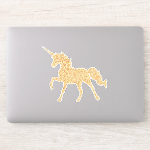 Purpurina de oro falso Pegatina Unicorn Glam Vinyl