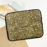 Purpurina de oro Faux Monograma moderno Funda para<br><div class="desc">¡No te refieras a nada si no tiene esa ostentación! Y la imitación es lo mejor. ¡Solo agrega tus iniciales!</div>